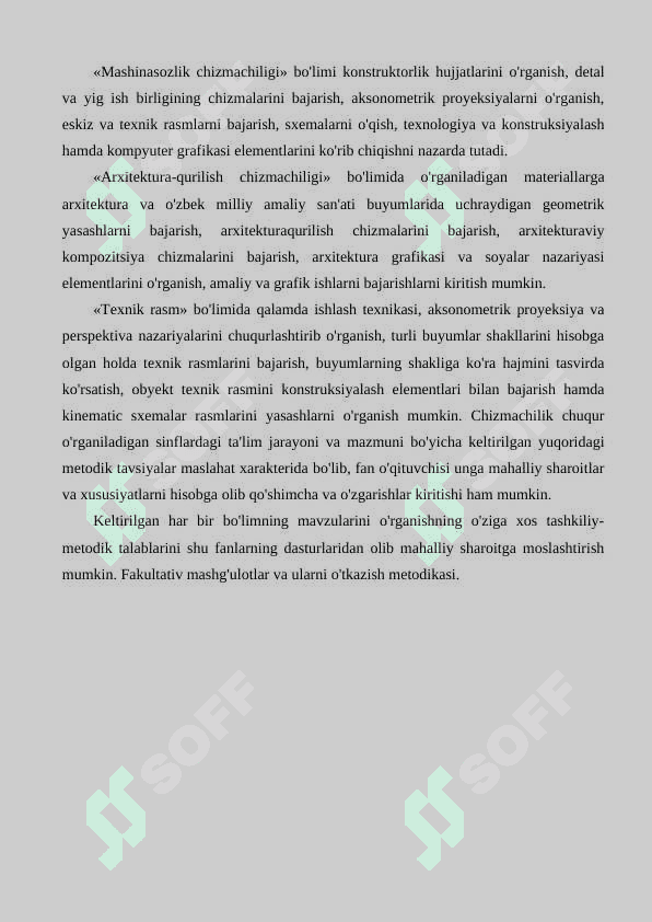 Umumta’lım maktablarıda chızmachılık fanını chuqurlashtırıb o’rganısh 4