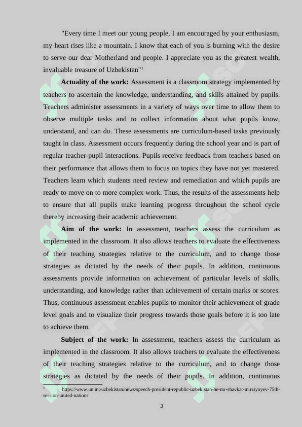 Types of assessment 3