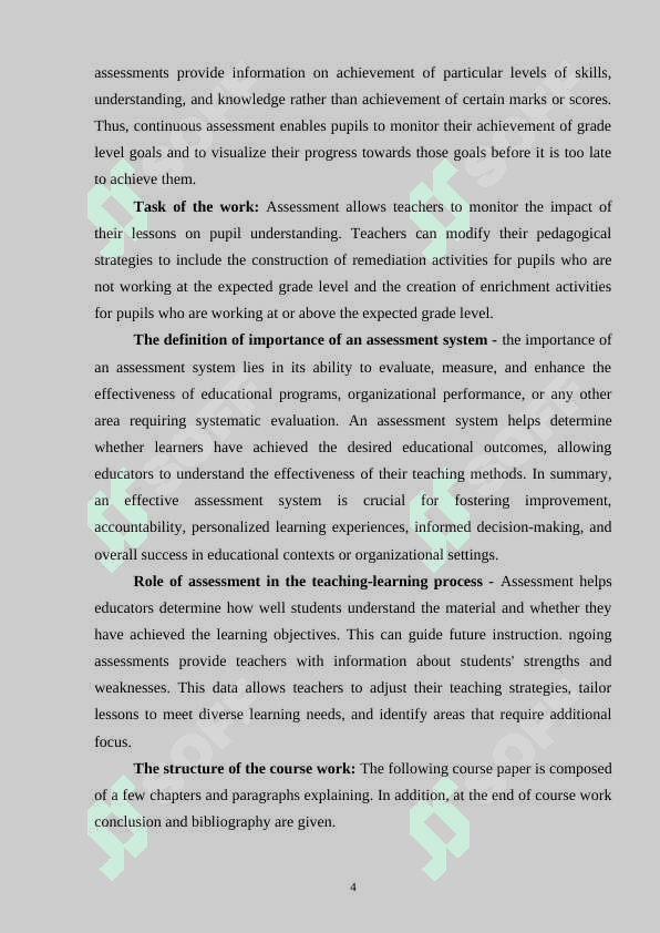 Types of assessment 4