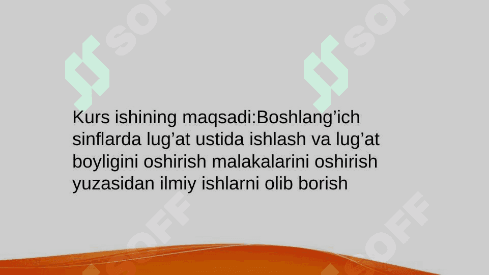 ONA TILI VA O’QISH SAVODXONLIGI DARSLARIDA O’QUVCHILARNING LUG’AT BOYLIGINI TAKOMILLASHTIRISH METODIKASI 5
