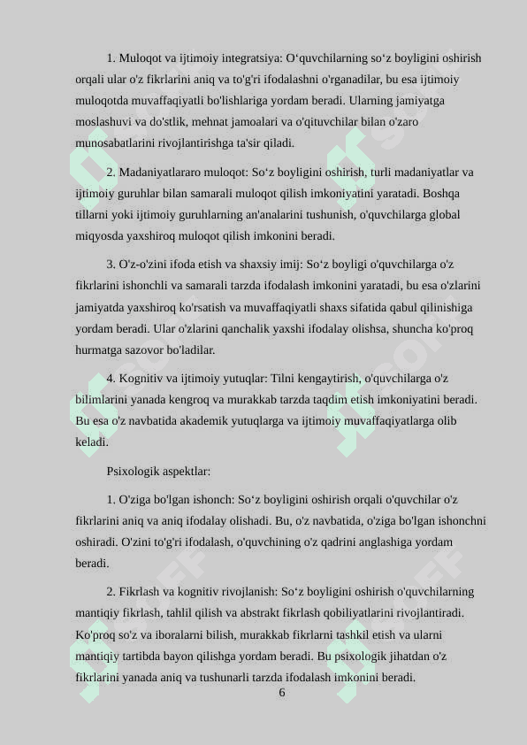 So‘z boyligini oshirish 6