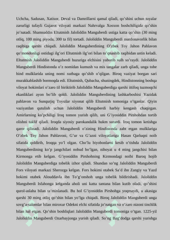 Shihobiddin Muhammad an-Nasaviyning Siyrat. 6