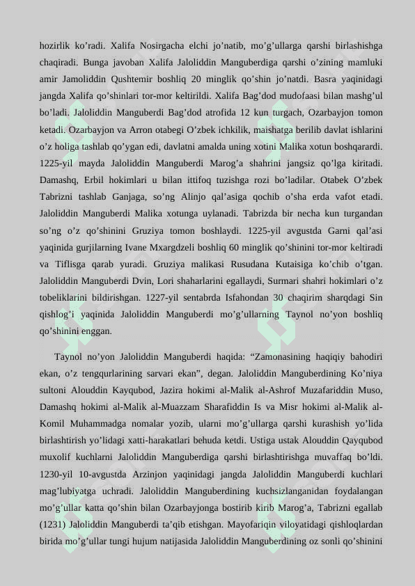 Shihobiddin Muhammad an-Nasaviyning Siyrat. 7