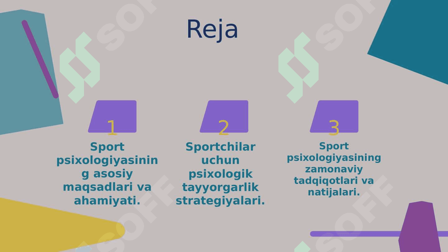 Sport psixologiyasining maqsad va vazifalari 2