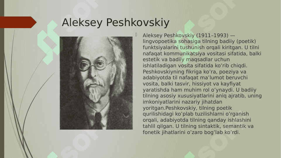 Lingvopoetikaning o’rganilish tarixi 3
