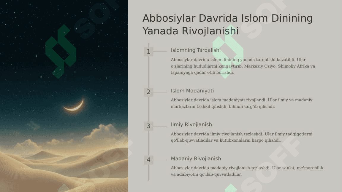 Ummaviylar va Abbosiylar hukmronligi davrida dinga bo'lgan munosabat 6