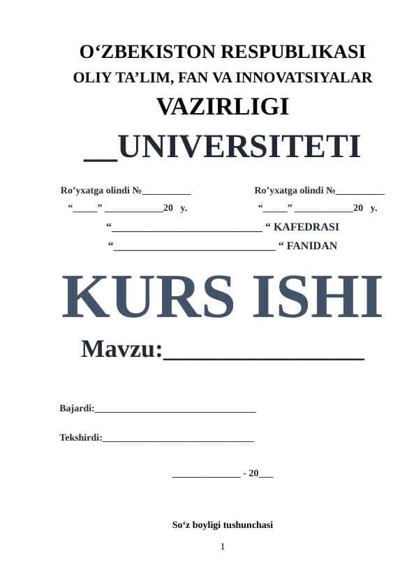 So‘z boyligi tushunchasi