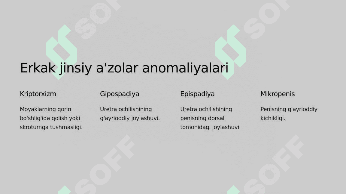 Jinsiy a'zolarining taraqqiyoti, anomaliyalari 8