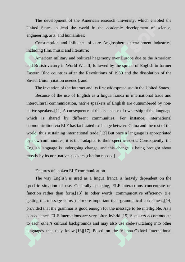 As a Lingua Franca 3