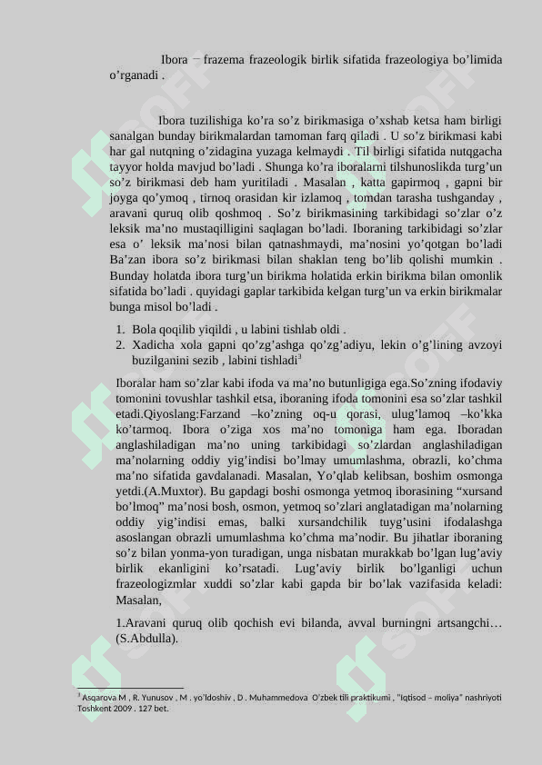 Frazeologiya. Iboralar va ularning turlari 4