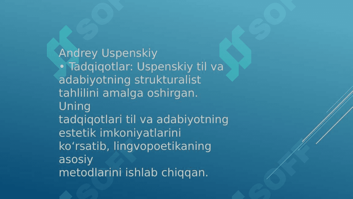 Lingopoetika: Eng Muhim Tadqiqotchilar 2