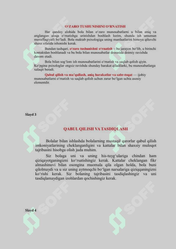Bolalar bilan intervyu o'tkazish trening mashg'uloti 3