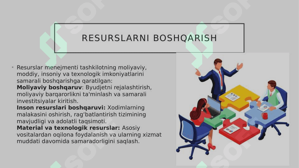 Menejmentni baholash kriteriyasi 4