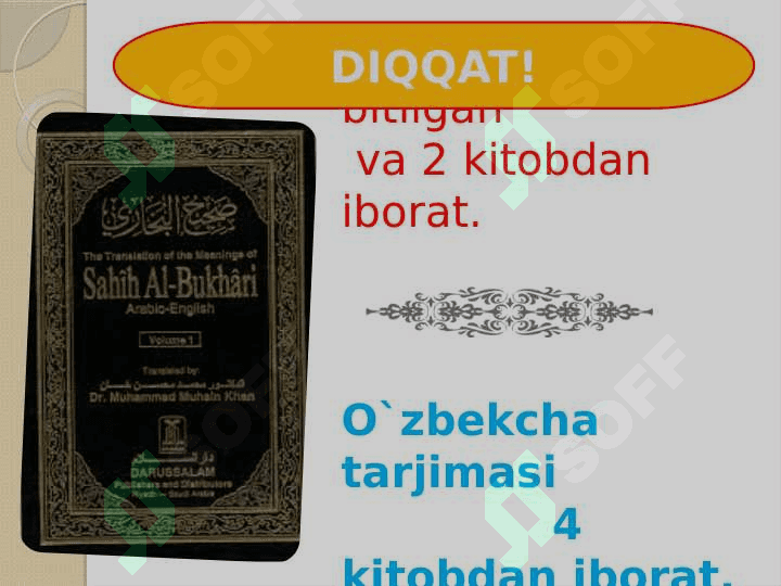 Imom al Buxoriy hayoti va ijodi 8