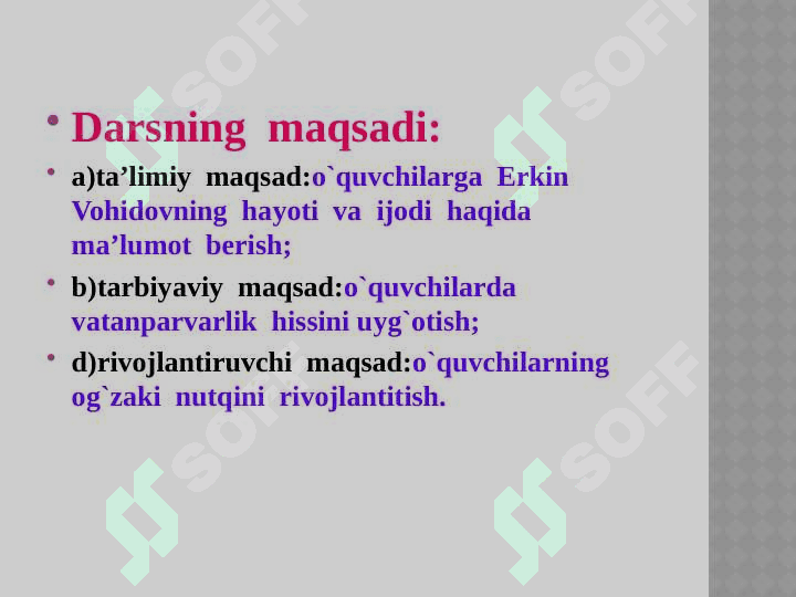 Erkin Vohidov hayoti va ijodi 2