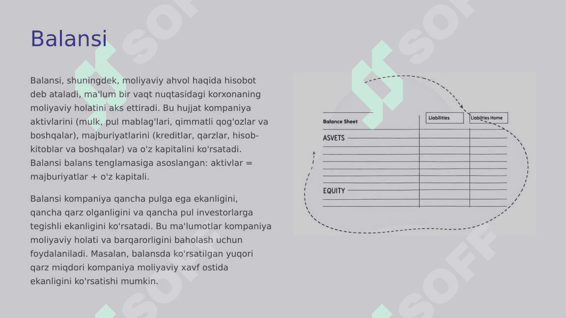 Moliyaviy Hisobotning Tuzilishi 4