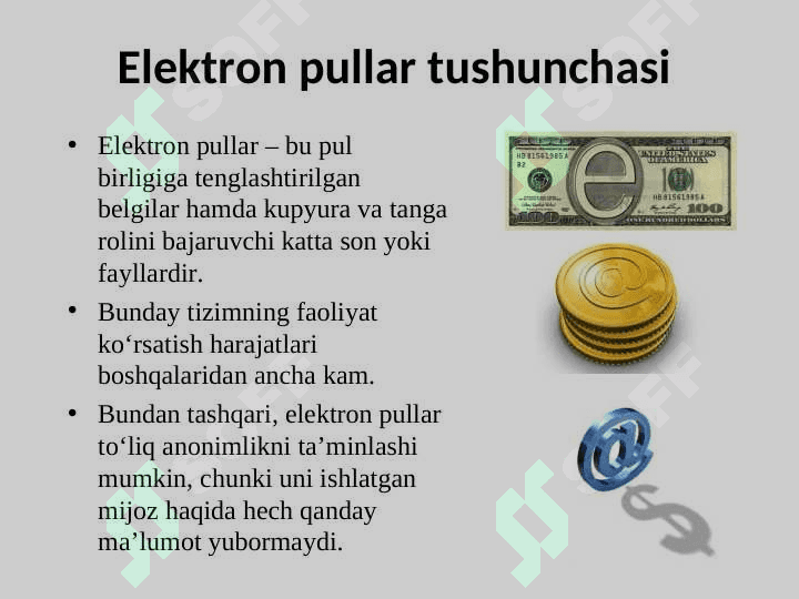 ELEKTRON TIJORAT TIZIMLARI VA ELEKTRON RAQAMLI  IMZO. 6