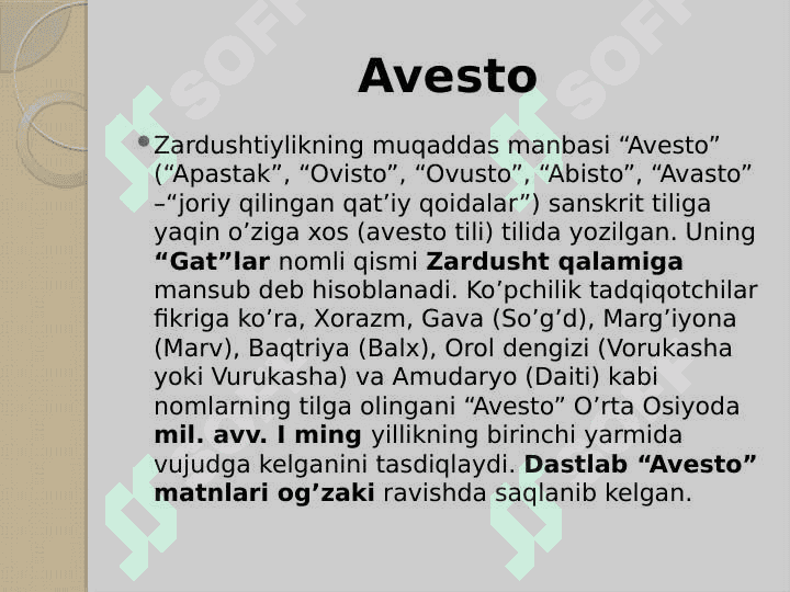 Zardushtiylik dini (toʼliq) 5