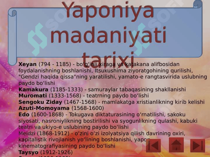 XVII-XIX asrlarda Yaponiya madaniyati 5