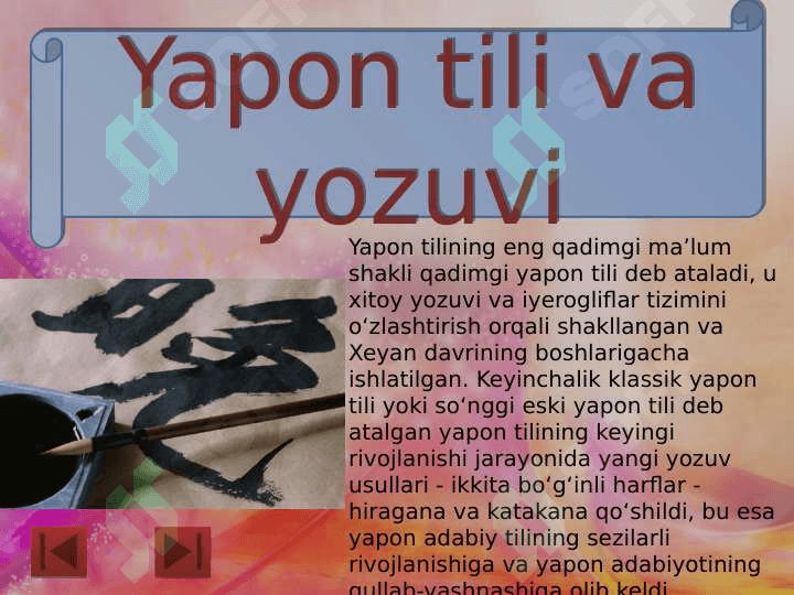 XVII-XIX asrlarda Yaponiya madaniyati 7