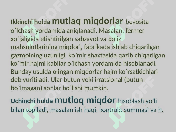 STATISTIK KO’RSATKICHLAR 4
