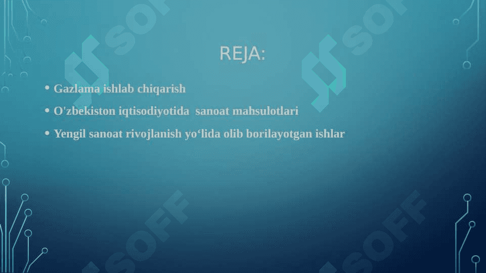 o'zbekistonda gazlama ishlab chiqarish va istemol qilishning xolati rivojlantirish istiqbollari 2
