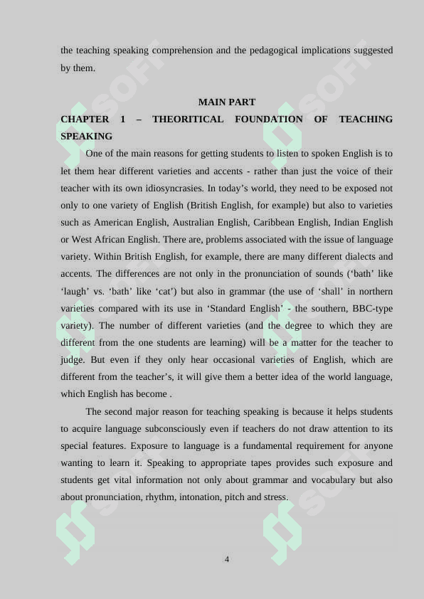 Speaking skills 4