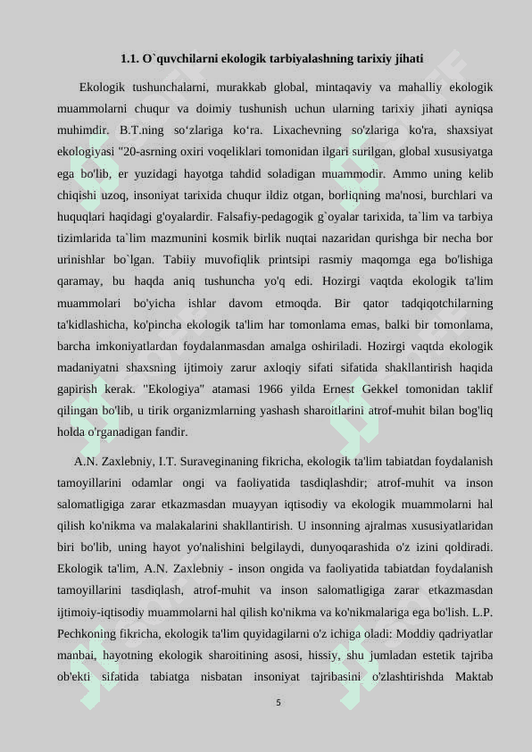 Boshlang'ich sinf o'quvchilarini ekologik tarbiyalash 5