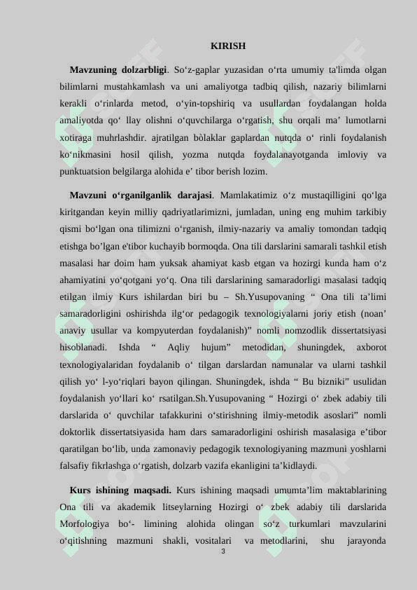 Gapning uyushiq boʻlaklari 3