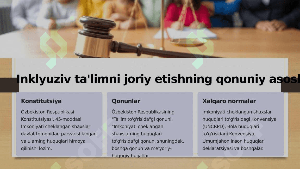 Ózbekistonda imkoniyati cheklangan bolalar uchun inklyuziv ta'lim 4