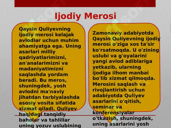 Qaysin Quliyev she'rlari tahlili-2 5