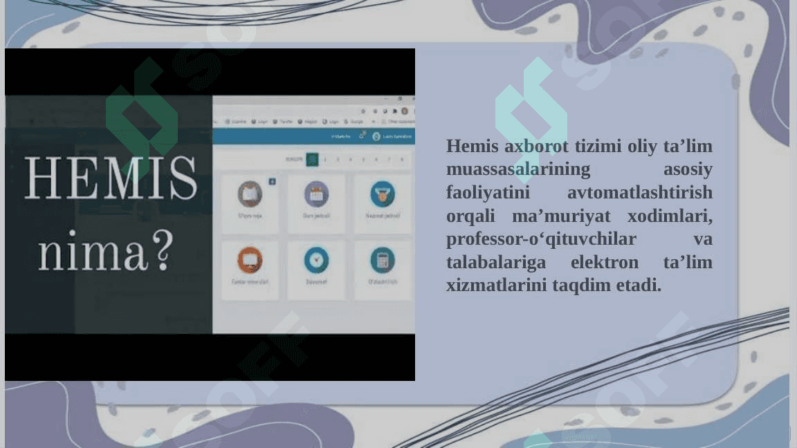 Hemis ta'lim platformasi bilan ishlash 3