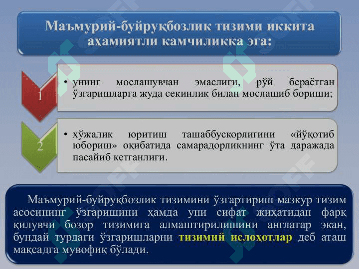 Бозор иқтисодиётига ўтиш даври ва унинг ўзбекистондаги хусусиятлари 5