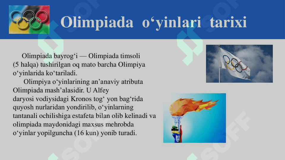 Olimpiada o‘yinlari tarixi 5