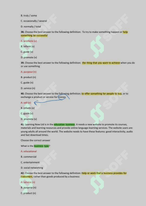 TATU BAZA ENGLISH 1 FANIDAN YAKUNIY NAZORAT SAVOLLARI 7