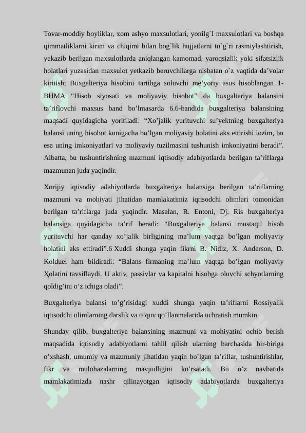Balans hisobotining mazmuni, tarkibi, uning elementlari va ularni tuzish tartibi 7
