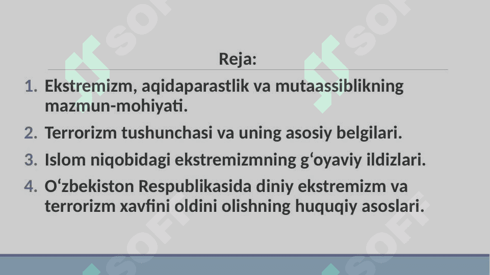 DUNYO HAMJAMIYATINIG EKSTREMIZM VA TERRORIZMGA QARSHI TAJRIBASI 2