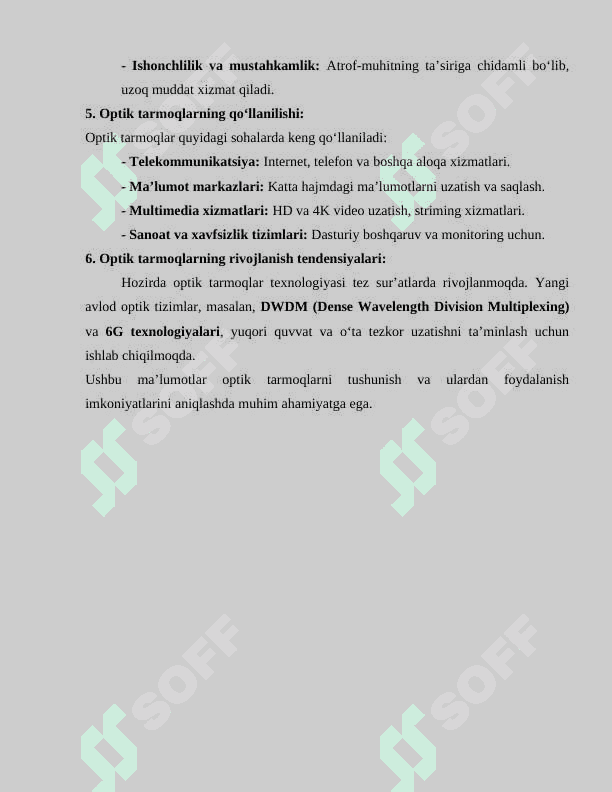 Abonent kirish optik tarmoqlari 4