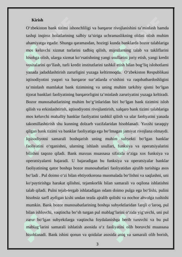 Banklarda to’lov talabnomalari bo’yicha hisob-kitoblar hisobi. 3