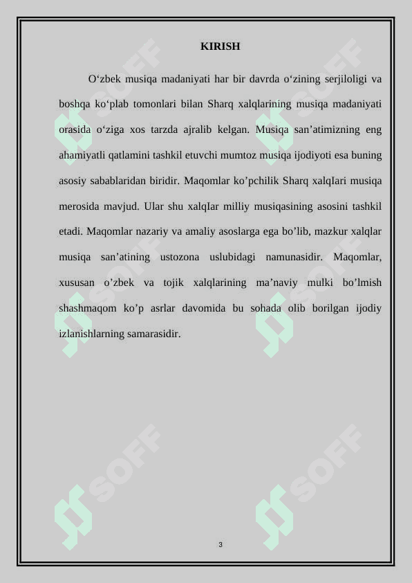 Shashmaqom ashula bo’limining ikkinchi guruh sho’balari 3