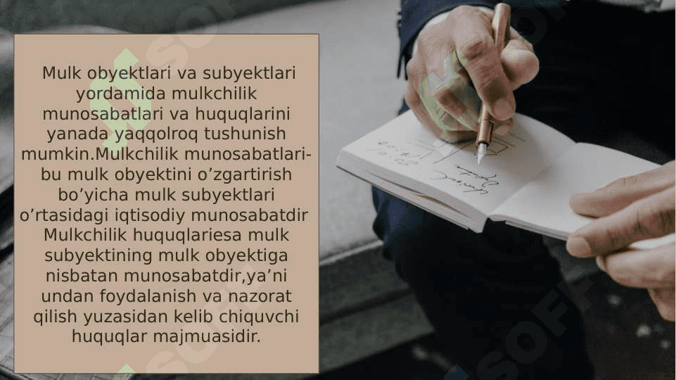 Mulkchilik shakllari va ularning iqtisodiy mazmuni 2