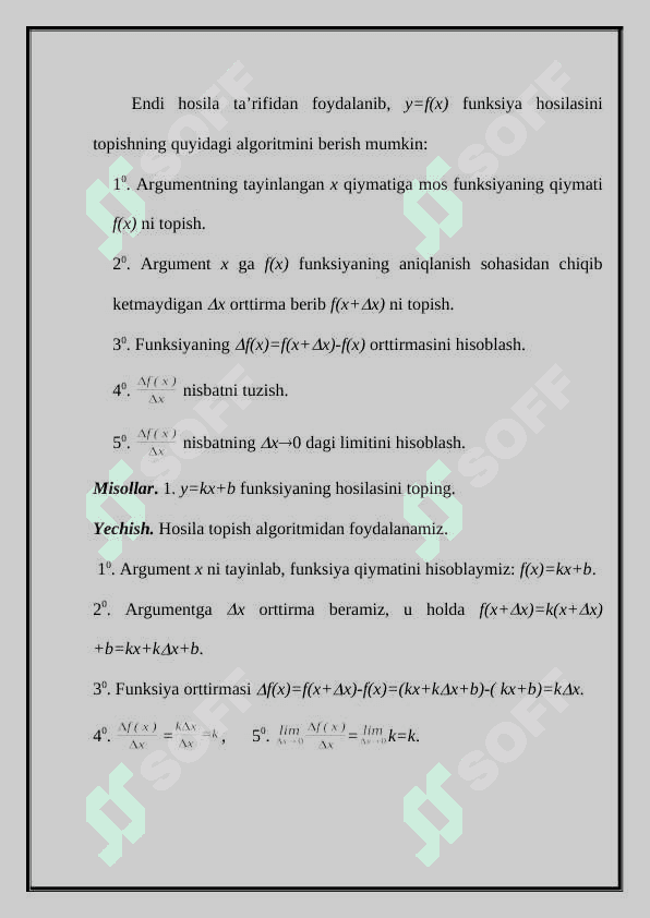 Parametrik tenglama bilan berilgan chiziq urinmasi va normali tenglamalari 5