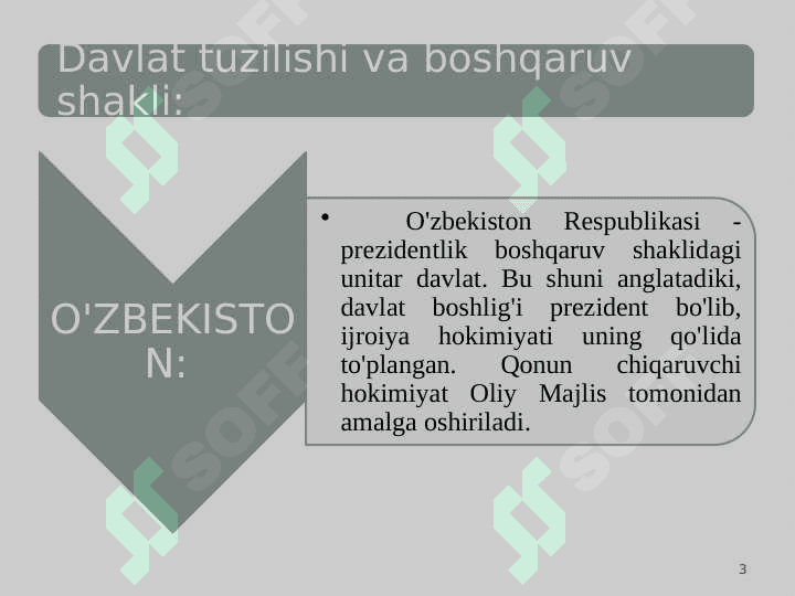 O’ZBEKISTON VA QOZOGISTON DAVLATLARINING KONSTITUTSIYASIDAGI ASOSIY FARQLAR. 3