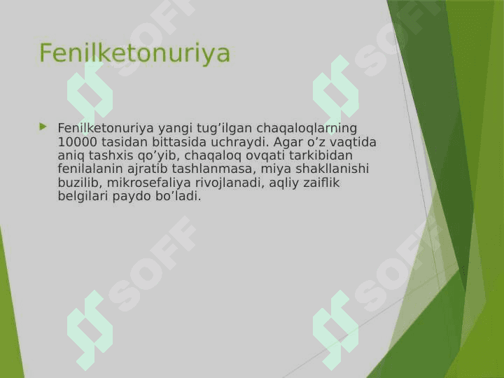GENETIK KASALLIKLAR TIBBIY GENETEIK MASLAXAT BERISH 5