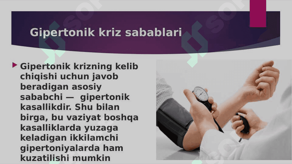 Gipertonik krizda ishlatiladigan dori vositalari 2