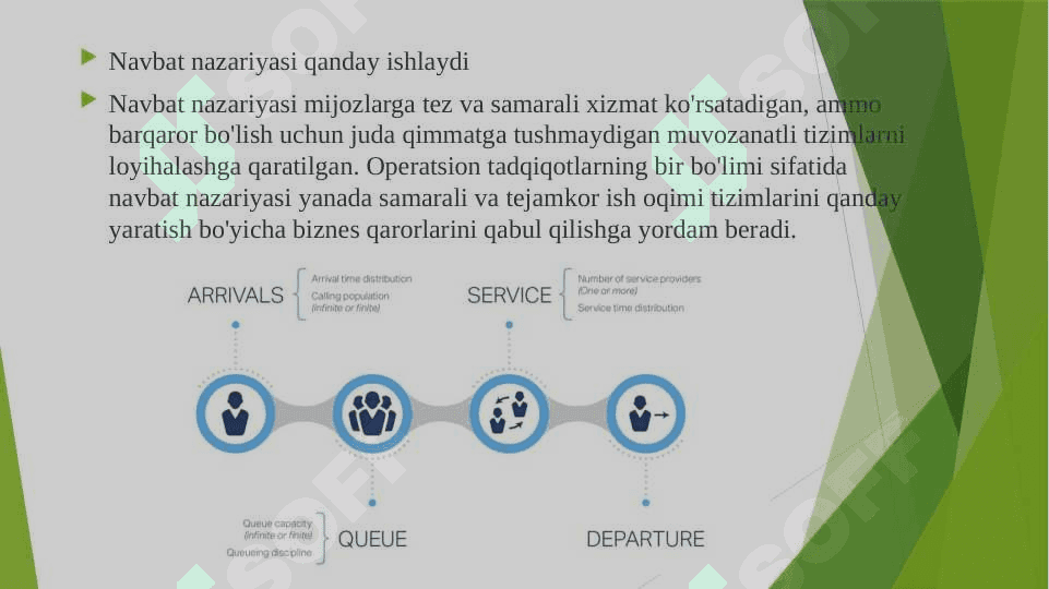 Mijozlarga xizmat ko‘rsatish tizimida navbatlarni rejalashtirish 8