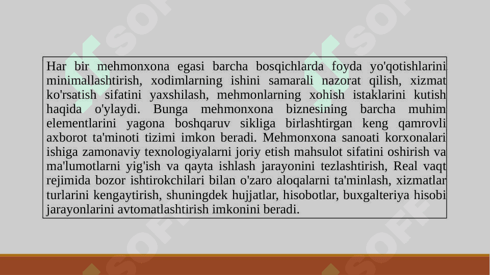 MEHMONXONA XOJALIGIDA AXBOROTLARNI BOSHQARISH 4