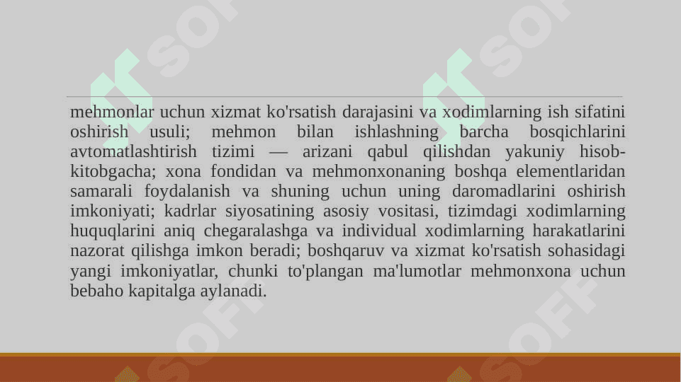 MEHMONXONA XOJALIGIDA AXBOROTLARNI BOSHQARISH 7
