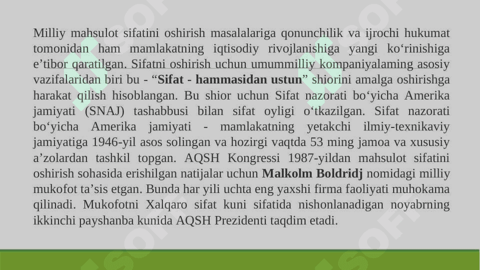Sifatni boshqarish ilmiy maktablari shakllanishi va rivojlanishi 6