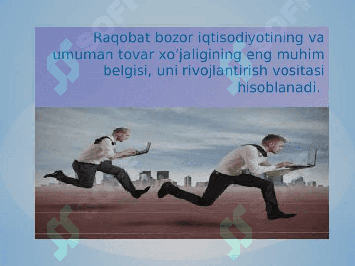 Raqobatning statistik holati va dinamikasi raqobatning statik modellari 4